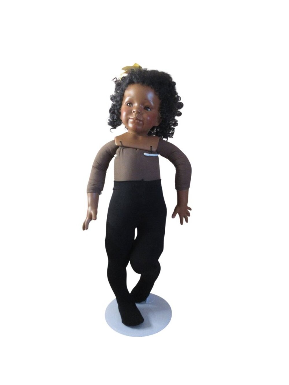 Jazz African American Baby Doll by Donna Rubert - Vintage 1998 - 27" tall